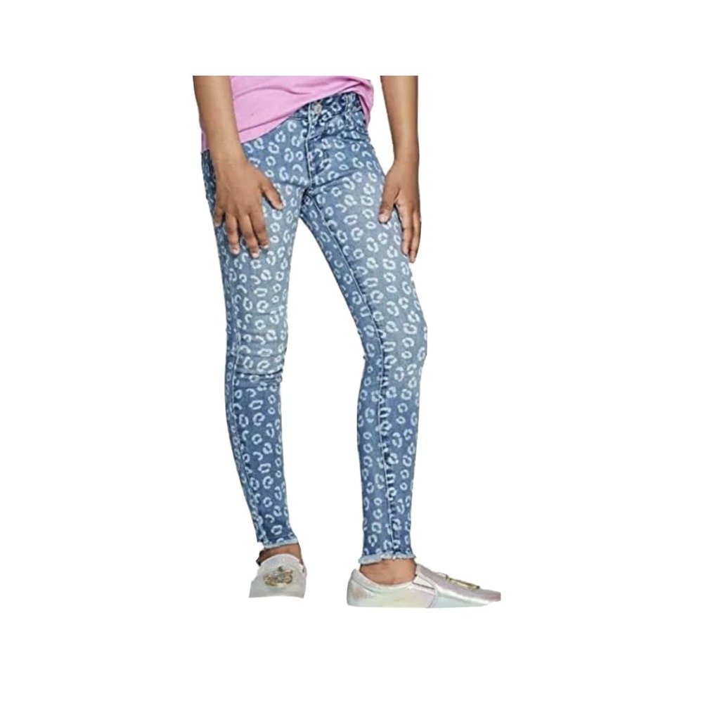 Cat & Jack Skinny Jeggings Dark Denim Adjustable Waist Ultimate‎ Stretch Size 12